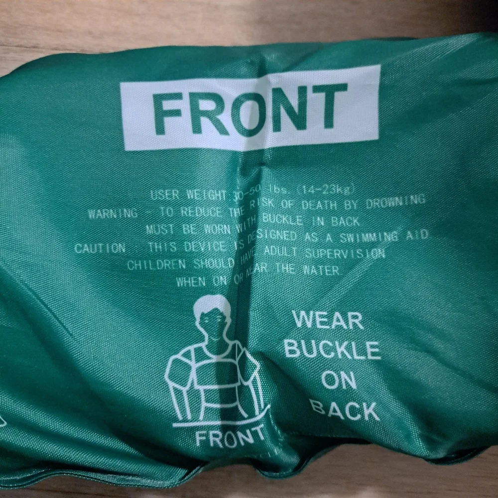 Green Dragon Kids Swim Life Vest